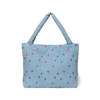 Studio Noos Denim Hearts Mom Bag