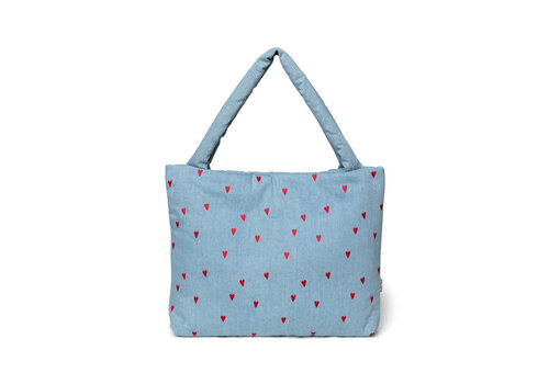 Studio Noos Studio Noos Denim Hearts Mom Bag