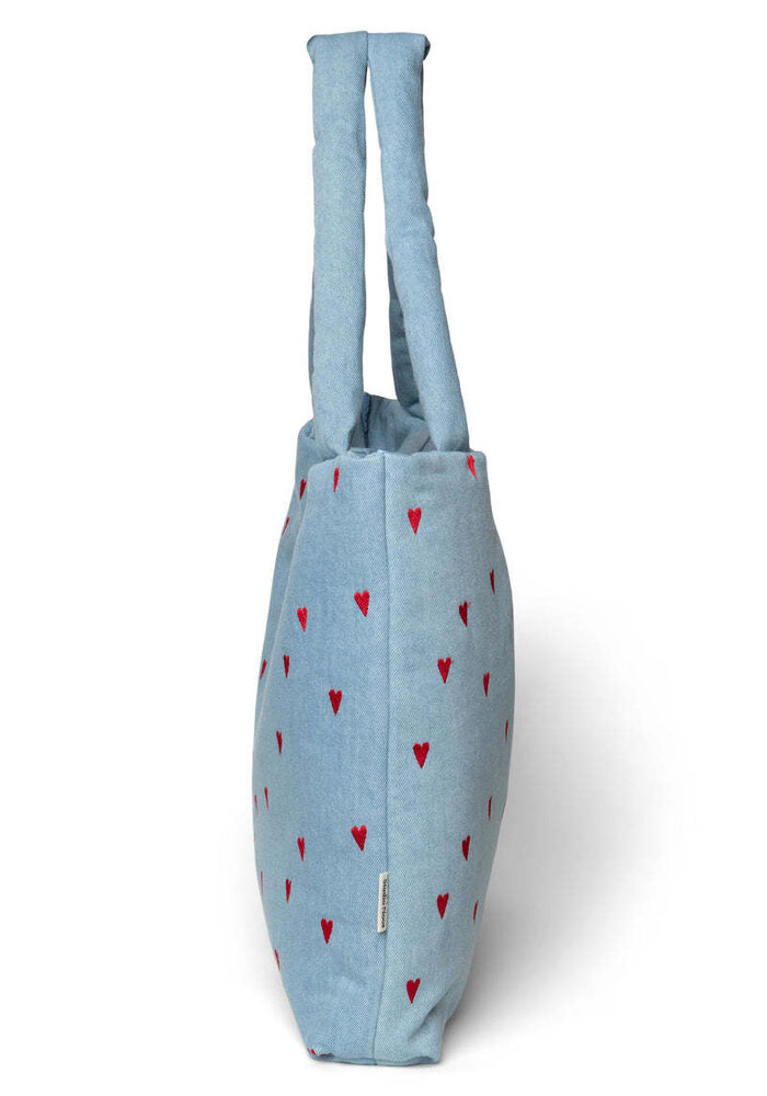 Studio Noos Denim Hearts Mom Bag