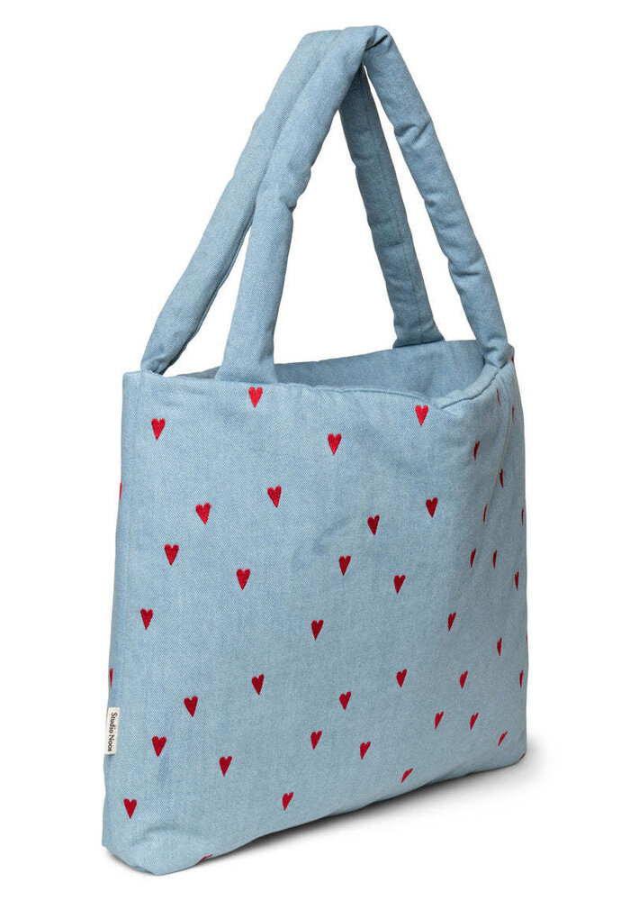 Studio Noos Denim Hearts Mom Bag