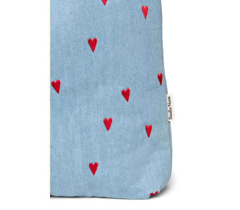 Studio Noos Denim Hearts Mom Bag