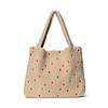 Studio Noos Ecru Teddy Hearts Mom Bag