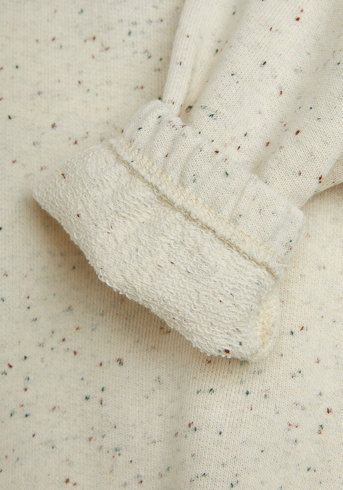 Mini Rodini Bird neps sweatshirt Offwhite