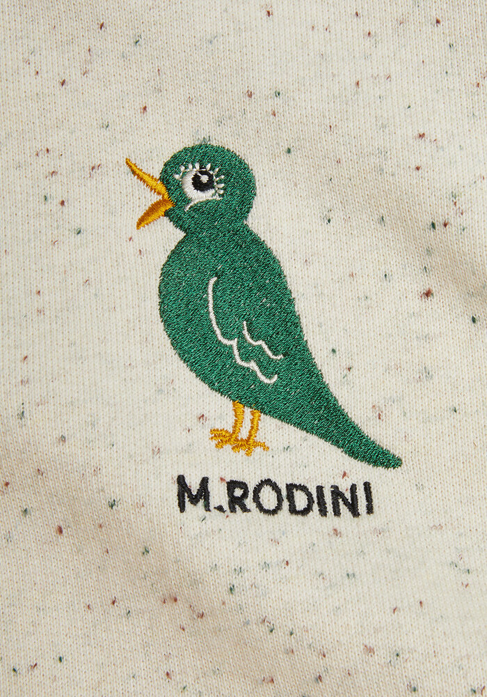 Mini Rodini Bird neps sweatshirt Offwhite