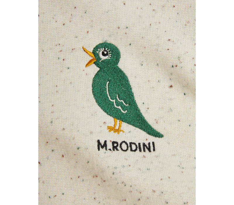 Mini Rodini Bird neps sweatshirt Offwhite