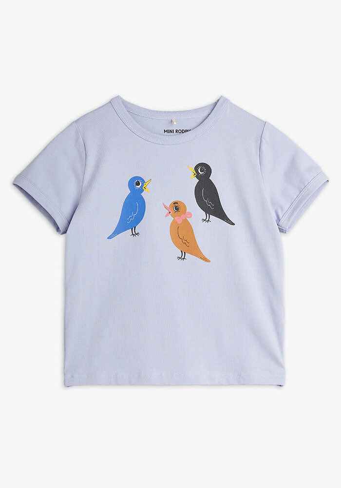 Mini Rodini Birds T-shirt Purple