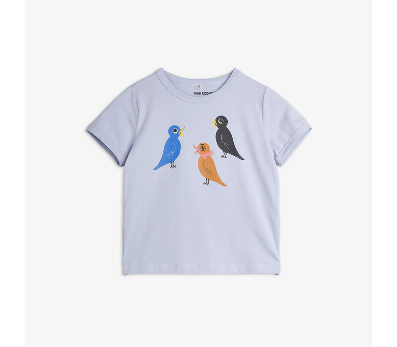 Mini Rodini Birds T-shirt Purple
