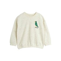 Mini Rodini Bird neps sweatshirt Offwhite