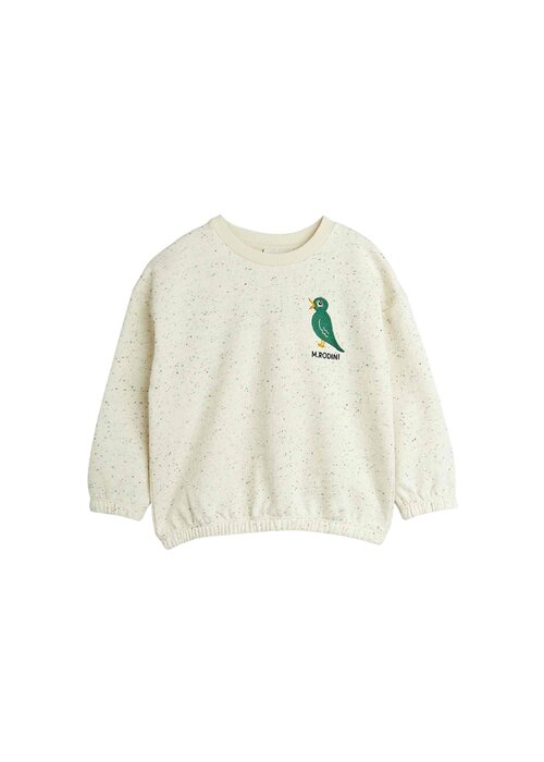 Mini Rodini Mini Rodini Bird neps sweatshirt Offwhite