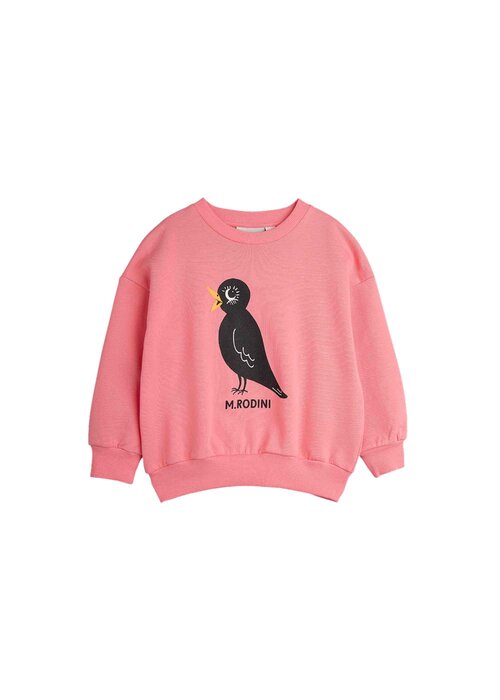 Mini Rodini Mini Rodini Blackbird sweatshirt Pink
