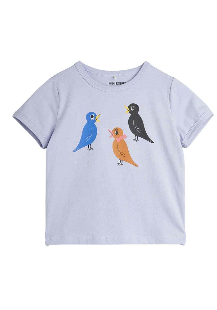 Mini Rodini Birds T-shirt Purple