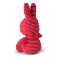Nijntje - Miffy Sitting Corduroy Eco Fuchsia -23 cm