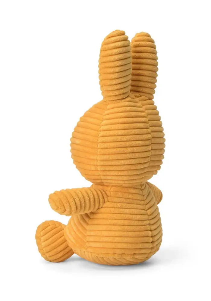 Nijntje - Miffy Sitting Corduroy Eco Yellow -23 cm