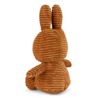 Nijntje - Miffy Sitting Corduroy Eco Cinnamon -23 cm