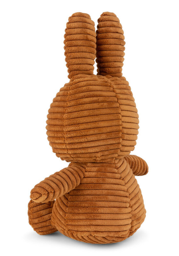 Nijntje - Miffy Sitting Corduroy Eco Cinnamon -23 cm