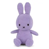 Nijntje - Miffy Sitting Corduroy Eco Lilac -23 cm