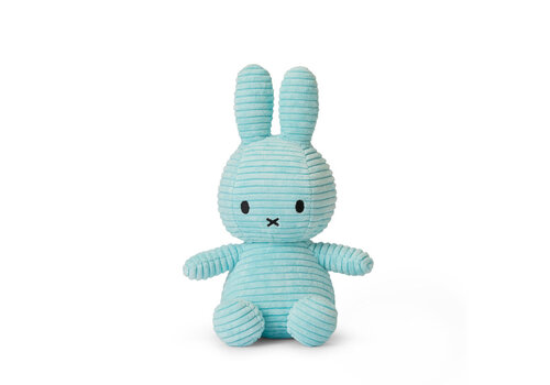 Bon Ton Toys Nijntje - Miffy Sitting Corduroy Turquoise -23 cm