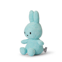 Nijntje - Miffy Sitting Corduroy Turquoise -23 cm