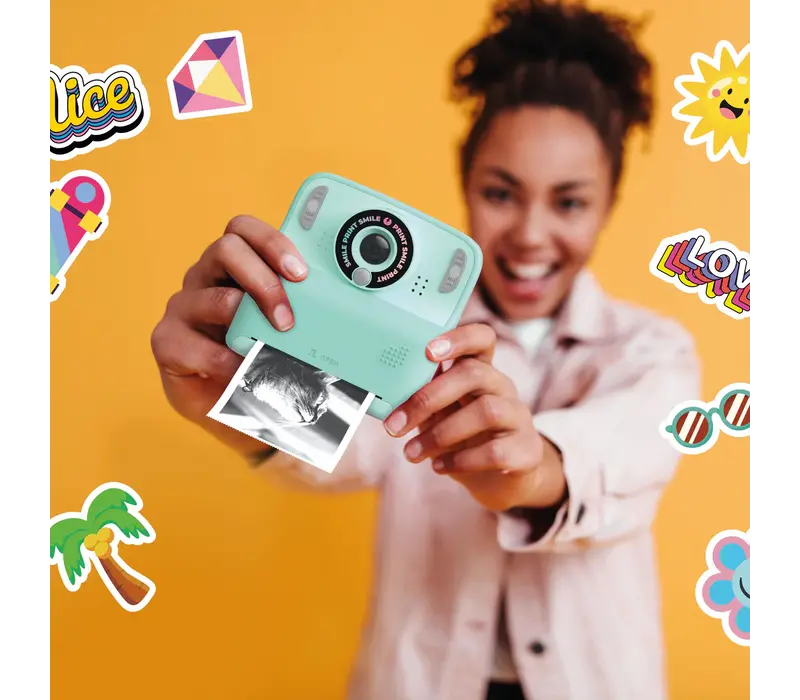 Pixiprint - Click & Print Camera - Turquoise