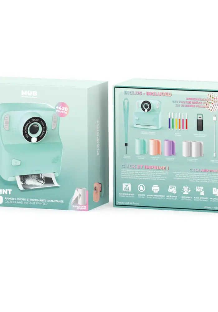Pixiprint - Click & Print Camera - Turquoise