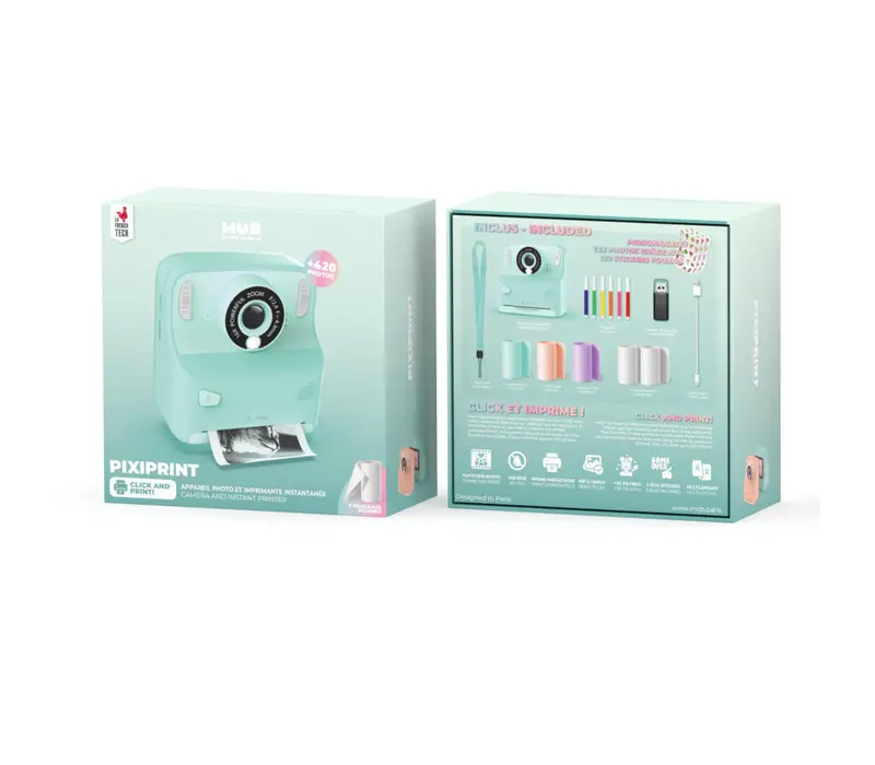 Pixiprint - Click & Print Camera - Turquoise