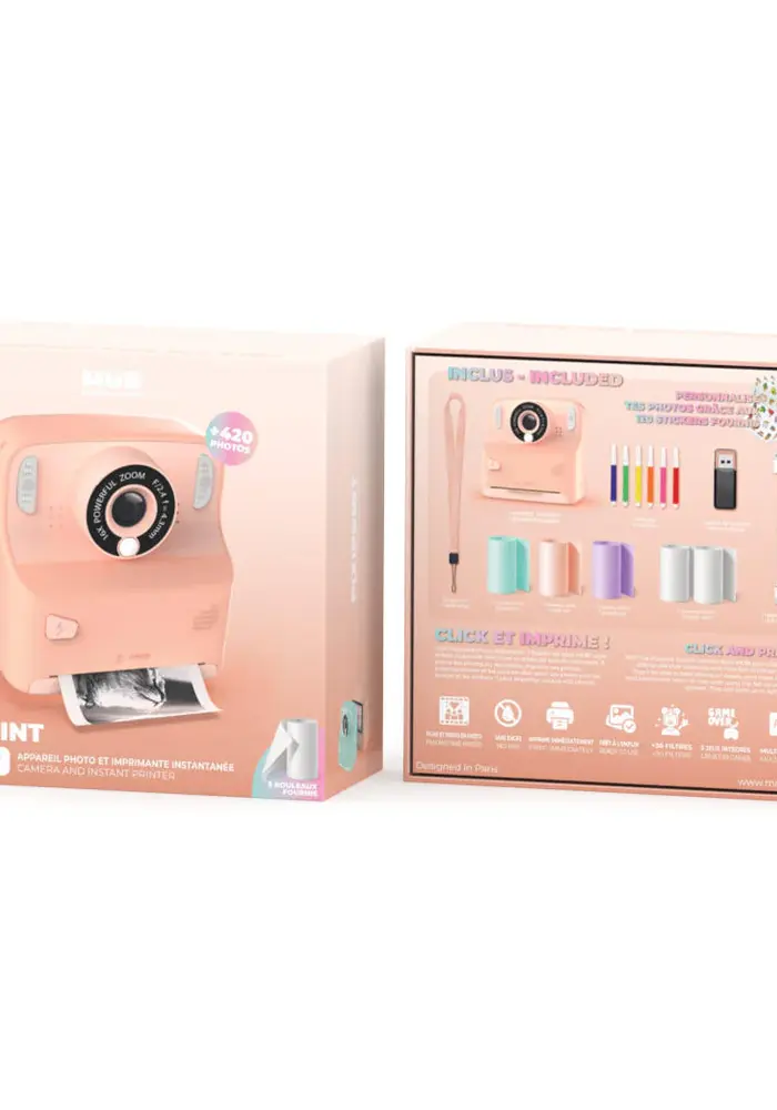 Pixiprint - Click & Print Camera - Pink