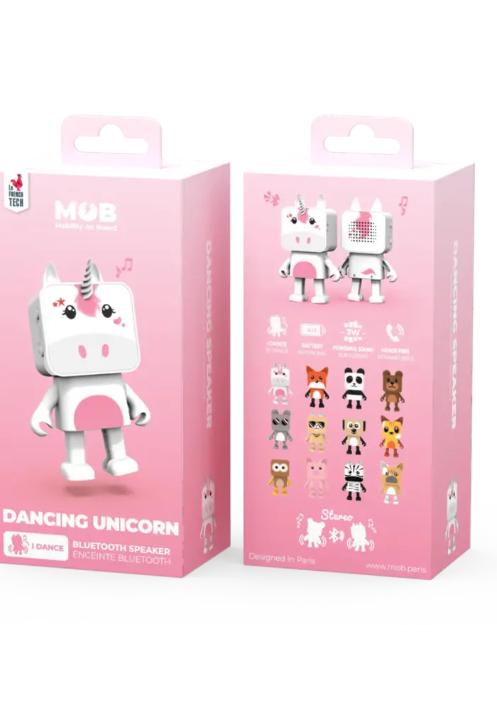 Dancing Animal Bluetooth Speaker - Unicorn