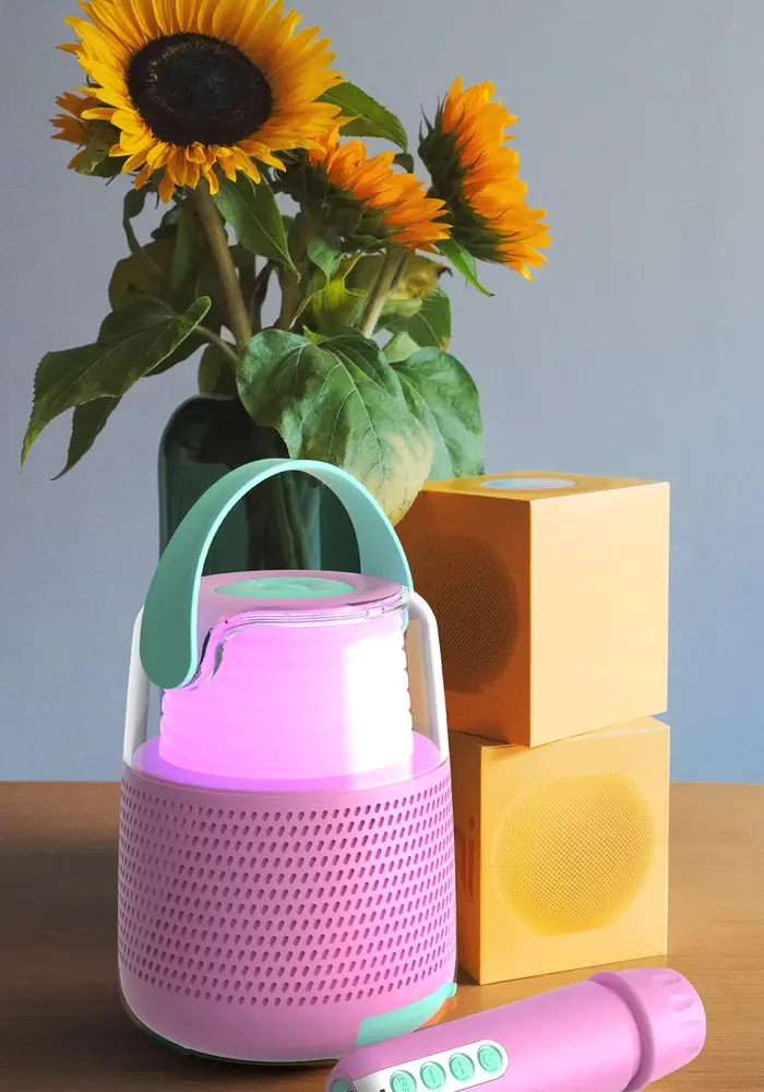 Karaoke Speaker Set KS-80 Pink