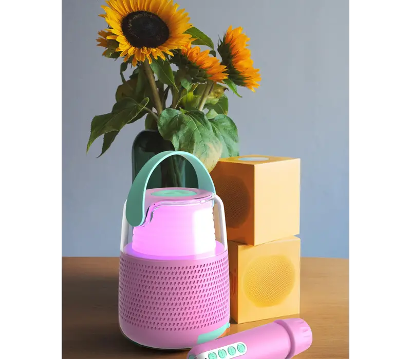 Karaoke Speaker Set KS-80 Pink