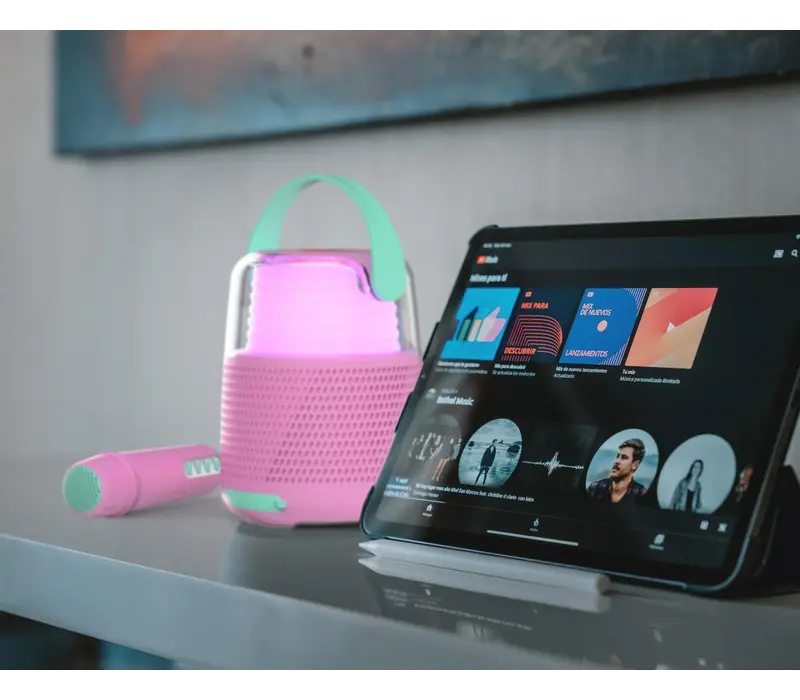 Karaoke Speaker Set KS-80 Pink