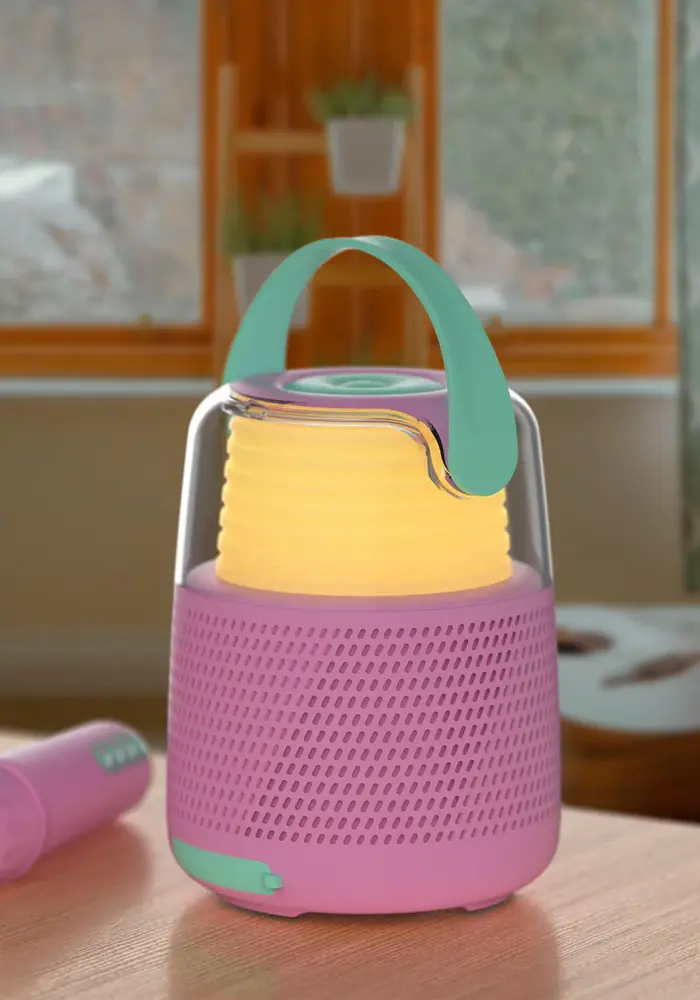 Karaoke Speaker Set KS-80 Pink