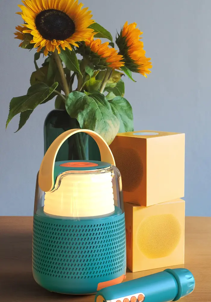 Karaoke Speaker Set KS- 80 Blue