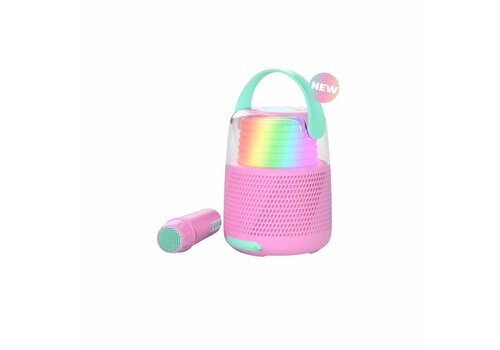 MOB Karaoke Speaker Set KS-80 Pink MOB Karaoke Speaker Set KS-80 Pink