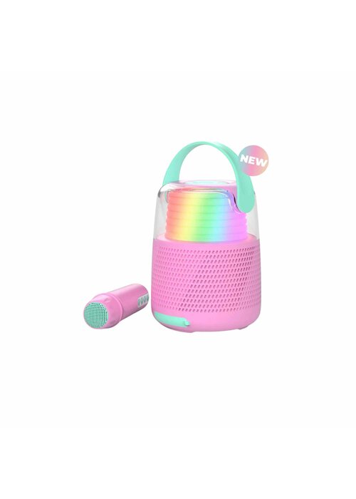 MOB Karaoke Speaker Set KS-80 Pink