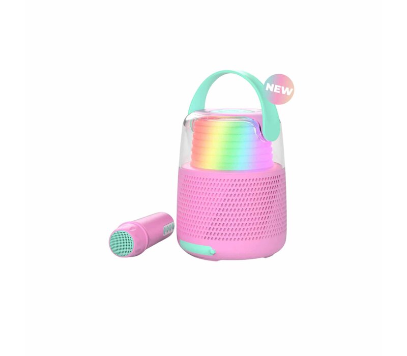 Karaoke Speaker Set KS-80 Pink