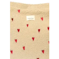 Studio Noos Ecru Teddy Hearts Mom Bag