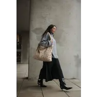 Studio Noos Ecru Teddy Hearts Mom Bag