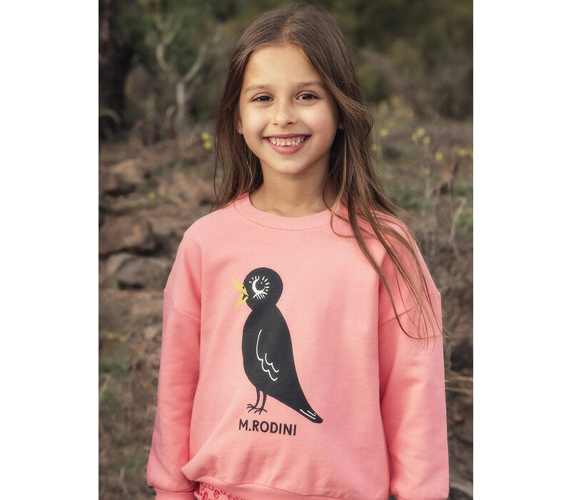 Mini Rodini Blackbird sweatshirt Pink
