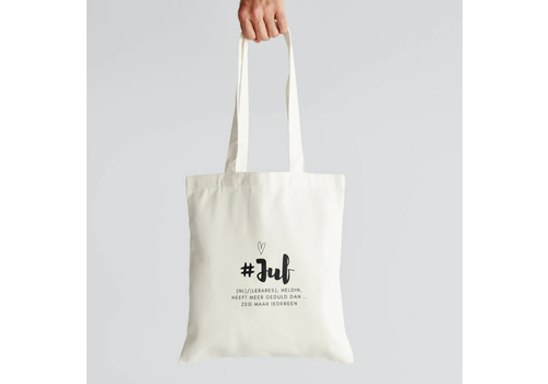 Holy Cow Canvas Tas Juf