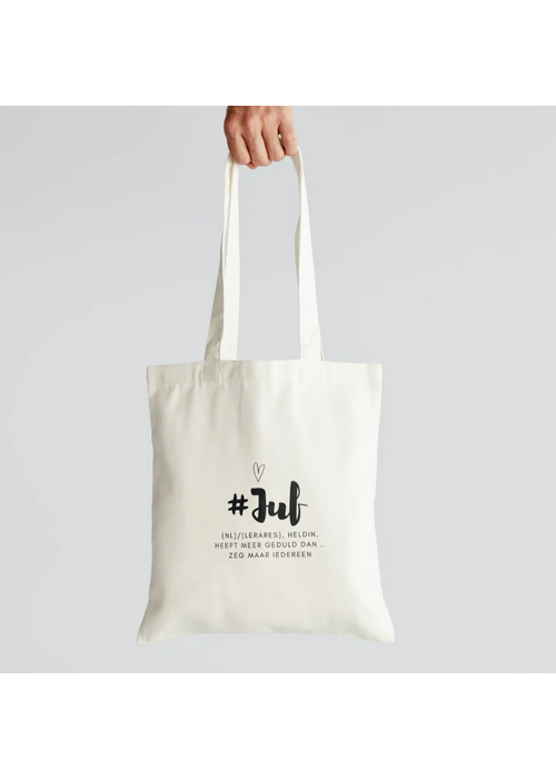 Holy Cow Canvas Tas Juf