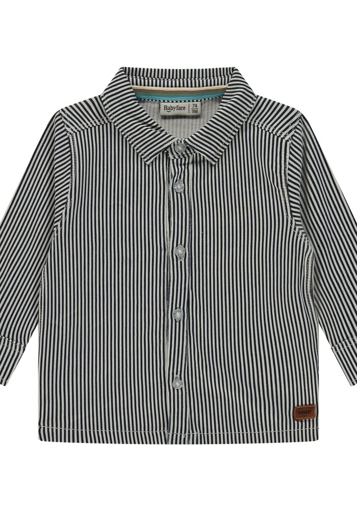 Babyface boys shirt long sleeve Dark Blue