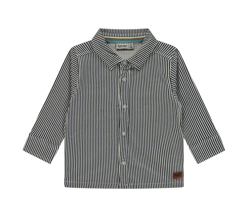 Babyface boys shirt long sleeve Dark Blue