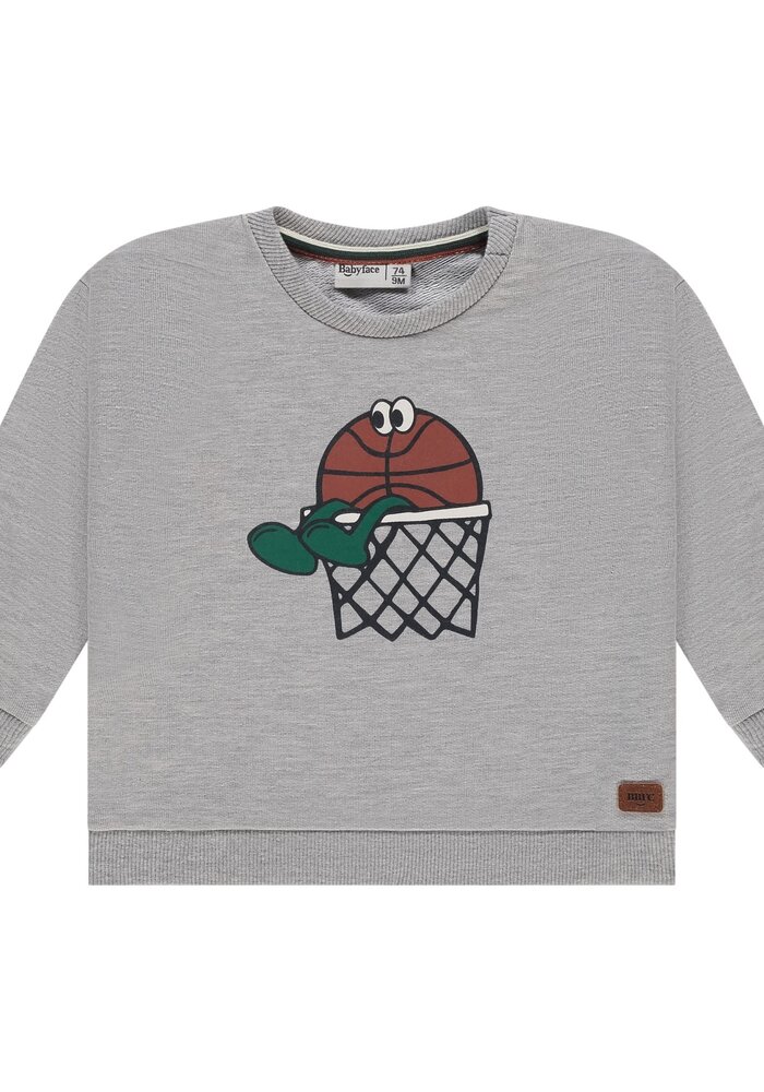 Babyface boys sweatshirt GREY MELANGE