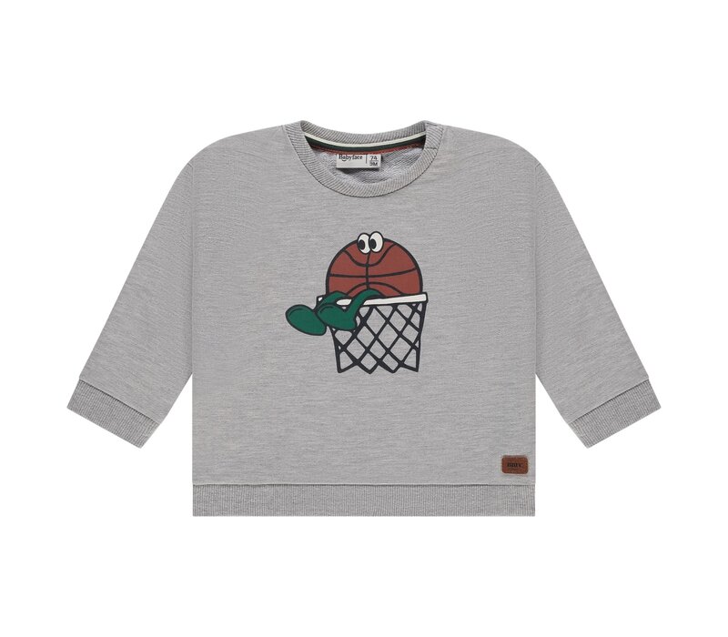 Babyface boys sweatshirt GREY MELANGE