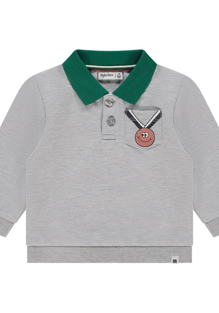 Babyface boys sweatshirt GREY MELANGEE