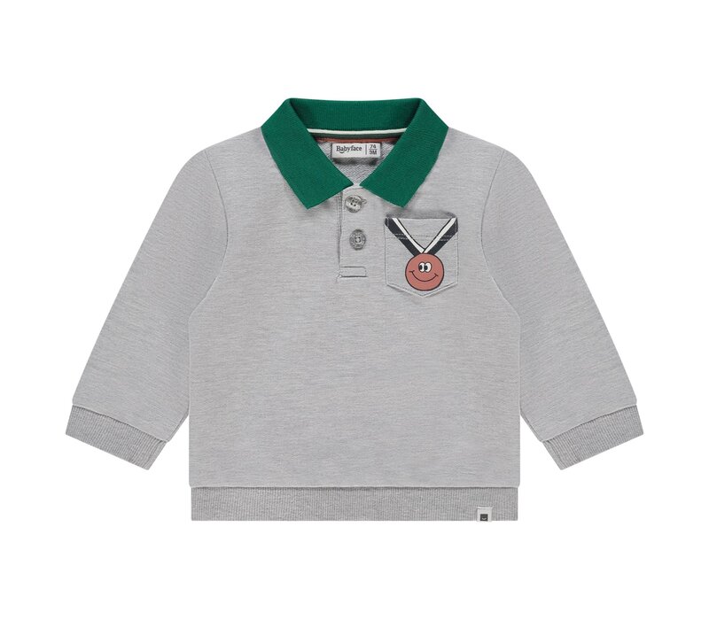 Babyface boys sweatshirt GREY MELANGEE