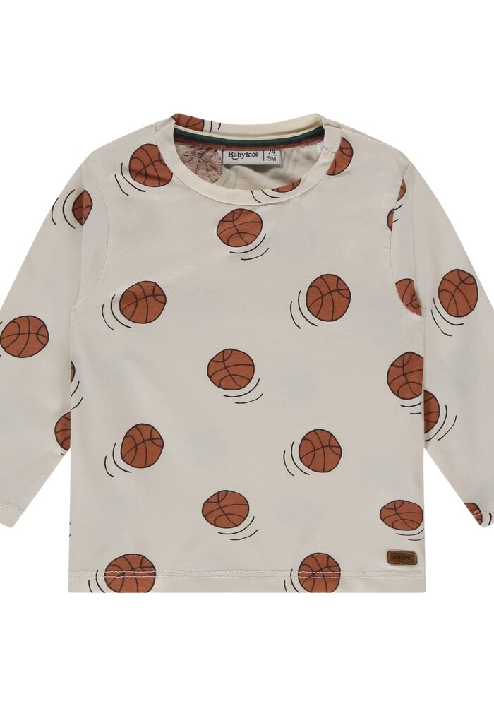 Babyface boys t-shirt long sleeve creme
