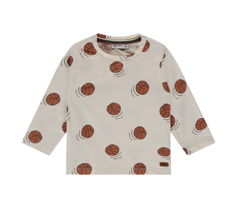 Babyface boys t-shirt long sleeve creme