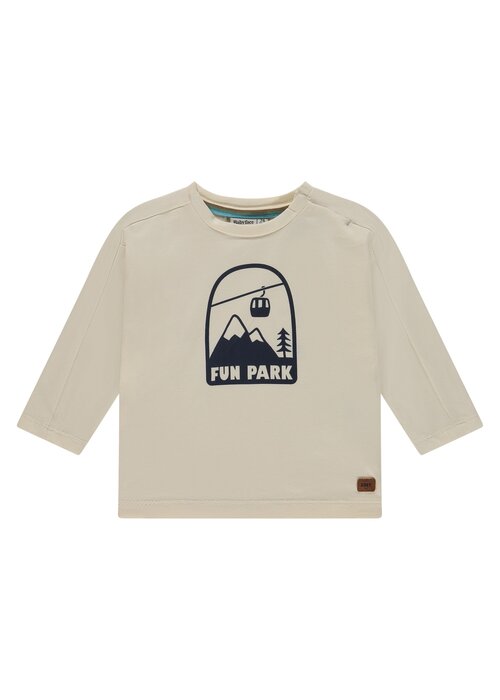 Babyface Babyface boys t-shirt long sleeve Ivory