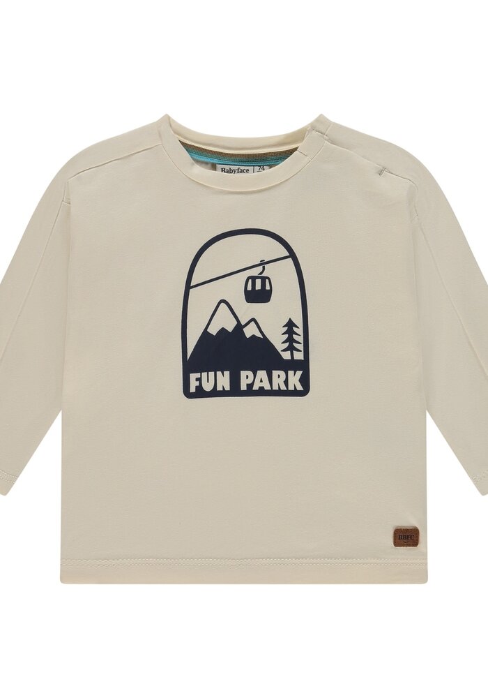 Babyface boys t-shirt long sleeve Ivory